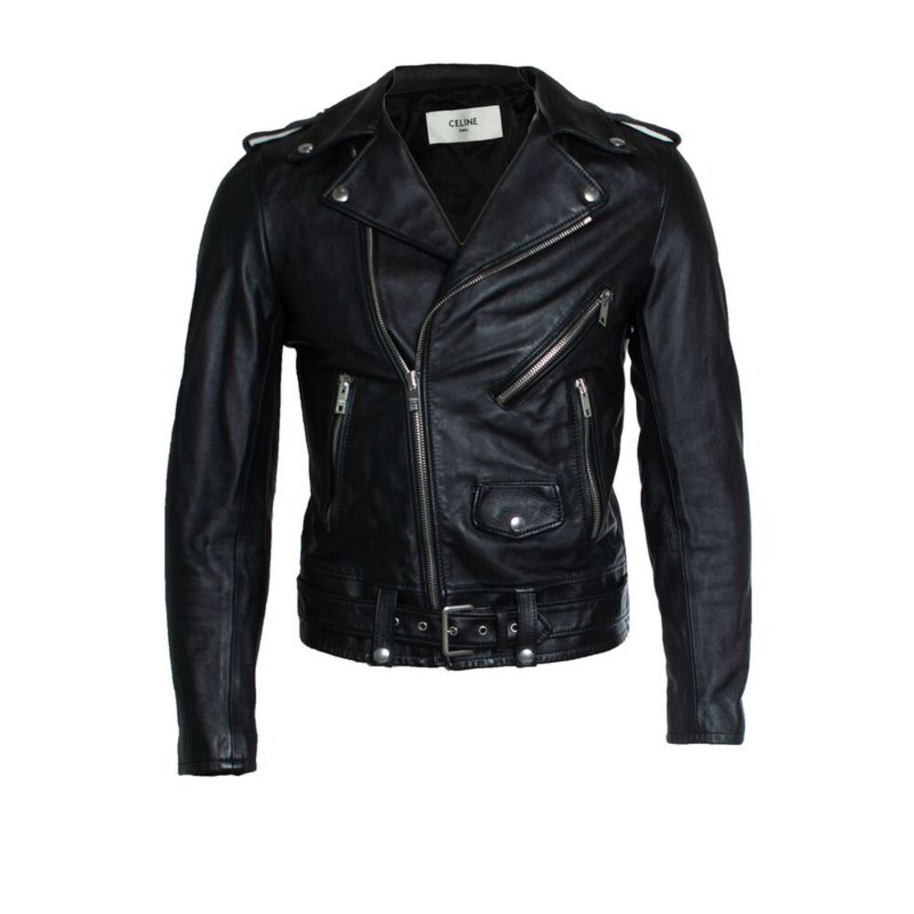 Celine, Christian Barclay classic biker jacket